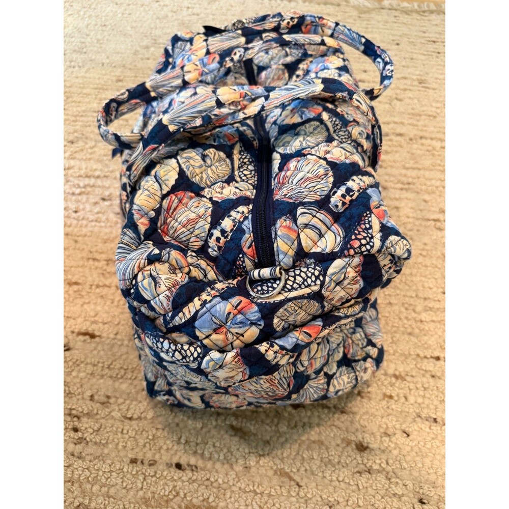 Vera Bradley Large Duffel Bag Morning Shells Retired - Picture 6 of 6